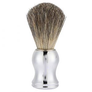 Brosse à barbe portable pour hommes, outil de toilettage léger avec manche en bois, brosse à barbe de voyage, outil de toilettage pour usage domestique et salon de coiffure (HuQinyan, neuf)