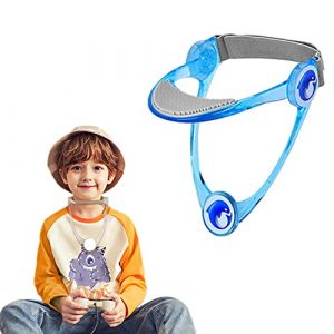 Collier Cervical,360° Minerve Cervicale Cou Réglable, Dispositif de Traction du Cou,Collier cervical de correction de posture,soulagement de la douleur (Enfants Bleu) (FTTKGRL, neuf)