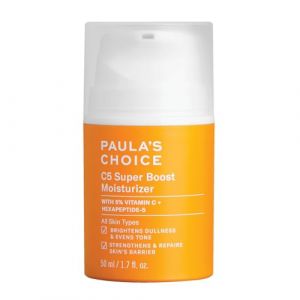 Paula's Choice Crème de Nuit C5 SUPER BOOST - Anti-Âge Hydratant Visage avec 5% Vitamine C - Estompe les Taches Brunes & Illumine le Teint Terne - Tous Types de Peaux - 50 ml (Paula's Choice Europe, neuf)