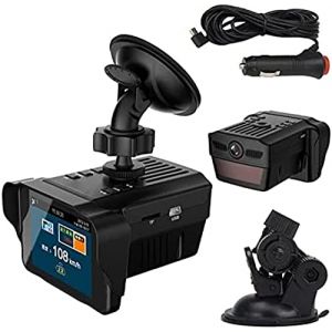 D&eacute;tecteur de Radar 3 Pouce 720P 120 Degr&eacute;s Pleine Bande Mirro Voiture Vitesse Police Chien Radar D&eacute;tecteur GPS Voix Alerte S&eacute;curit&eacute; 2 En 1 Rapide Et Stable,Constructive23 (WQKWSNFSQ, neuf)