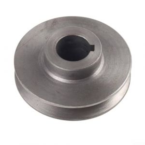 Poulie de courroie trap&eacute;zo&iuml;dale en fonte &agrave; rainure unique - Roue d'entra&icirc;nement de type A - Accessoire pour compresseur d'air, &eacute;quipement industriel, machines d'atelier (24 x 100) (yuesensong, neuf)