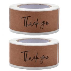 BEAMARKER 240 autocollant &laquo; Merci pour Votre Achat &raquo; Rectangulaire de 1x3 Cm &Eacute;tiquettes Adh&eacute;sives pour Petites Entreprises Emballages Cadeaux de Mariage Emballages Cadeaux Faits Main Scrapbooking Pape (BEAMARKER FR, neuf)