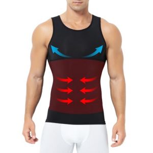 Mauro Kane D&eacute;bardeur de Compression Homme Maillot de Corps Gaine Ventre Plat Homme Gainant Minceur sous-v&ecirc;tements (Mauro Kane, neuf)