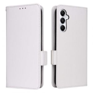 GOKEN Coque Cuir Étui pour Samsung Galaxy A05s 4G, Antichoc Portefeuille Housse avec Fentes pour Cartes, TPU Bumper Case Cove -Blanc (ALIDOU, neuf)
