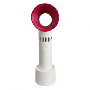 HETHLIF Mini Ventilateur Portatif sans Lame USB, Ventilateur de Climatisation Portatif pour le S&eacute;chage des Extensions de Cils, Mat&eacute;riau M&eacute;tallique ABS PC, Taille 250mm (01) (Timsnets, neuf)