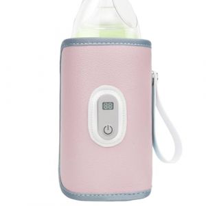 Doiyislem Chauffe-Lait Pour Bébé | Support Électrique Pour Biberon À Température Constante | Chauffe-Biberon Portable Avec Affichage Numérique,pour Garçon Fille Mère Père Maison Chambre Bébé Long (Congliang, neuf)