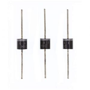 HUABAN 5 pièces 6A1 Diode de redressement 6A 100V R-6 Axial 6 Amp 100 Volt (ERIC ELECTRONICS TECHNOLOGY LIMITED, neuf)