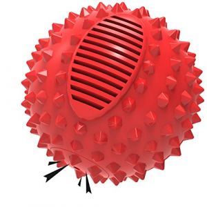 PETIZER Balle couinante pour Chien - Jouet à mâcher agressif - 10 cm - Indestructible et Durable - Balle à mâcher à Picots - Jouet Flottant en Caoutchouc pour Chiens de Taille Moyenne et Grande (PETIZER, neuf)