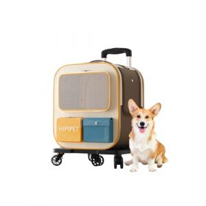 Galatée Sac à Dos pour Animaux De Compagnie avec roulettes, Sac à Dos Confortable pour Chat avec roulettes Amovibles, Sac à Dos pour Chien pour Voyage/Randonnée/Utilisation en Extérieur(Bleu) (HEALTH CHAN LTD, neuf)