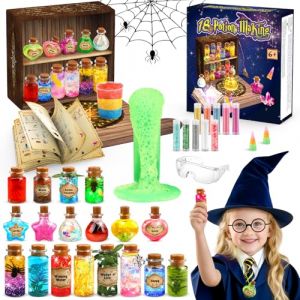 Potion Magique Enfant, Bricolage Activite Manuelle, No&euml;l Anniversaire Cadeau Fille 6 7 8 9 10 Ans, Magie Fabrication Jouet, Kit Loisir Cr&eacute;atif Experience Scientifique, Magic Mix Jeux Educatif (Lakeling, neuf)