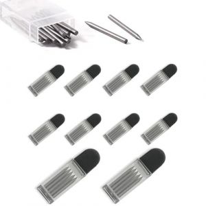 NIYATA 100Pcs Mine Compas 2MM, Mine Compas Maped,Mines de Rechange pour Compas 2B,Noyau de remplacement de Boussole 2B (ChongQingYiXiShangKeJi, neuf)