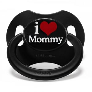LittleForBig Grande tétine imprimée de génération II, taille adulte, motif « I Love Mommy » (Littleforbig, neuf)