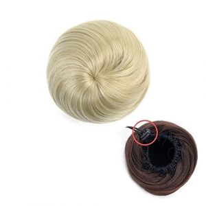 Chignon Postiche Avec Cordon De Serrage Faux Chignon De Ballet Pour Femmes Filles Dame Cheveux Synth&eacute;tiques Chignon Droit Chignon Beignet Chignon Postiche Extension De Chignon Synth&eacute;tique (7) (ydxdsp, neuf)