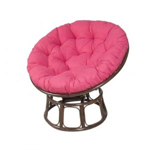 G&eacute;n&eacute;rique Coussin De Chaise Papasan, Coussin De Si&egrave;ge Imperm&eacute;able pour Papasan, Coussin De Sol Rond Et &eacute;pais, Coussin De Remplacement pour Chaise Suspendue, Jardin Ext&eacute;rieur,Rose,100 * 100cm (zezhang-shpoe, neuf)