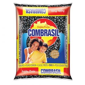 Brésiliens haricots noirs, COMBRASIL, 1 a qualité,1,0 kg (Ponto Brasil & Latino, neuf)