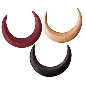Healeved 3pièces Baguettes Bois Avec Design Croissant Pour Chignons Outils De Coiffure Élégants Accessoire De Mode Unique (Accompany JY, neuf)