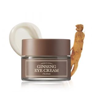 I'm from Crème contour des yeux au ginseng 30 g - Nourrissant rare au ginseng pour les yeux fatigués, ginseng cultivé dans le bois, formule hydratante, ligne raffermie du visage (WISHCOMPANY INC., neuf)
