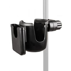 Mr.Power Support de micro avec support de t&eacute;l&eacute;phone, porte-bouteille universel 2 en 1 pour pupitre de musique, perche (Fast Media Ships From USA, neuf)