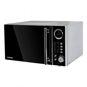 H.Koenig Micro-Ondes Four Grill 2 en 1 VIO9, 25L, Plateau tournant 27cm, 10 modes de cuisson jusqu’à 1000W, Décongélation, Cuisson combinée, écran LCD [Classe énergétique A+] (HomeHome by A, neuf)