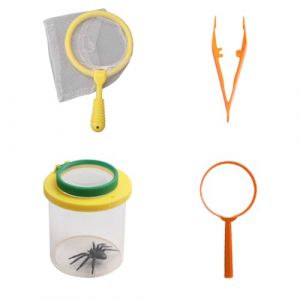 IKOPFLN Kit d'Observation d'Insectes pour Enfants, Boîte à Insectes avec Loupe Jouet Éducatif en Bioplastique, Idéal pour les Enfants à Partir de 4+, Recherche Animale et Identification des Insectes (IKOPFLN, neuf)