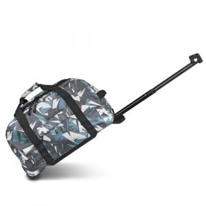 KINSTON Sac de Voyage Trolley - Grand Sac à roulettes & Canne Télescopique, Compartiment Principal Spacieux et Poche Latérale Zippée - Valise Bagage à Main Idéal pour Voyages et Week-Ends (Kinston, neuf)