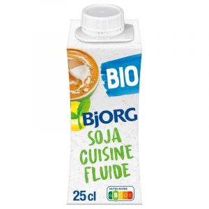 BJORG - Bjorg Soja Cuisine - Alternative Bio et Végétale à la Crème Fraîche - 25 cl - Pour une Alimentation Saine et Respectueuse de l'Environnement. - Lot De 6 - Vendu Par Lot (Marché Parisien, neuf)