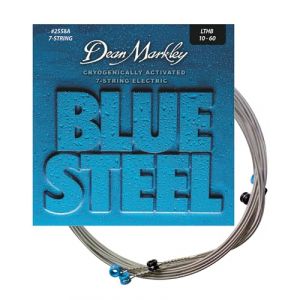 Dean Markley Bleu acier Cordes pour guitare électrique, 2558A - Blue Steel Electric LTHB 7-String (Coloretta, neuf)