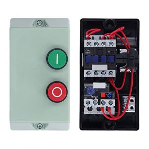 Focket Démarreur de Moteur électrique magnétique, 2.2KW Monophasé 220/230V 4KW 3 Phase 380/400V 7-10A IP55 Interrupteur de Moteur électrique étanche, Contre la (Liwords, neuf)