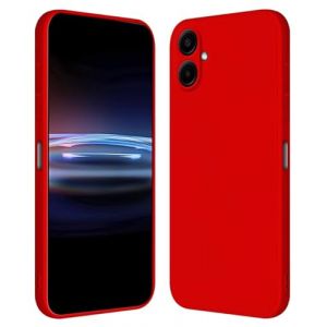 RankOne Coque pour Samsung Galaxy A06 (6.7" inches) Étui en Silicone TPU Souple - Rouge de Chine (Rankone, neuf)
