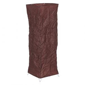 SHINEOFI Abat-Jour Pliable en Papier de Riz Japonerie pour Lampadaire 125 CM Couleur Marron Style Minimaliste &Eacute;clairage Doux pour Salon et Bureau Abat-Jour pour Lampes sur Pied (LeMusi, neuf)