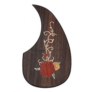 Bqlzr Sticker en bois gravé pour guitare Motif roses avec adhésif double face 101,6-104,1 cm (BQLZR (l' article sera livré  dans les  9-18 jours ouvrables environ), neuf)