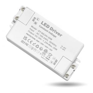 LED Driver Alimentation 30W 24V 1.25A, Transformateur 220V 24V, convertisseur 220v 24v led, Convertisseur De Tension AC à DC Adaptateur Transfo Constante Pour G4, GU5.3, MR11, MR16 (BenNiTe, neuf)