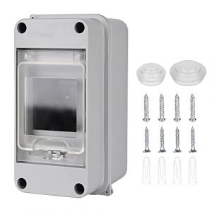Coffret Electrique Etanche Exterieur: Boîte Etanche Electrique Exterieur IP65, Tableau Electrique 1 Rangée Etanche 3 Modules, Boîtier Electrique, Tableau Electrique Etanche Pour Disjoncteur Mural (DING VICTORY LIMITED, neuf)