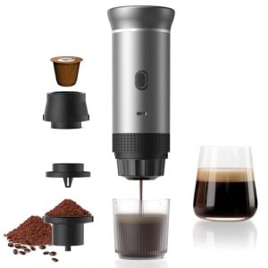 Vunzo Machine &agrave; expresso &eacute;lectrique, portable, auto-chauffante, avec USB-C, &agrave; capsule, mini machine &agrave; caf&eacute; de voyage, machine &agrave; caf&eacute; de camping (DHFHBFHGSAF, neuf)