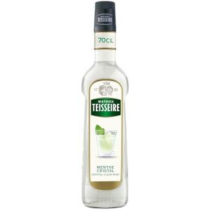 Sirop de menthe cristal de qualité professionnelle 70cl (THE SIROP SHOP, neuf)