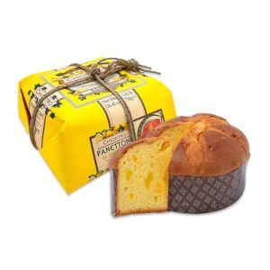 Chiostro di Saronno Panettone Artisanal Avec Cr&egrave;me De Limoncello 750 g Panettone &Agrave; Fermentation Lente, Panettone Au Limoncello, Sans &Eacute;corces Confites Ni Raisins Secs, Emball&eacute; &Agrave; La Main (Paolo Lazzaroni & Figli Spa, neuf)