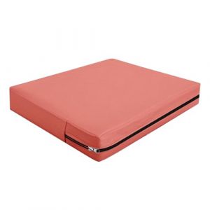 Housse Coussin Exterieur Impermeable, Housse Si&egrave;ge Canap&eacute; Protection Compl&egrave;te avec Fermeture &Eacute;clair, Amovibles Housse Assise Salon De Jardin Terrasse Caravane (Orange Pink,68&times;63&times;12cm) (YUNDU, neuf)