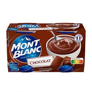 MONT BLANC - Crème Dessert Chocolat 500G - Quatre Articles (LE PHENICIEN, neuf)