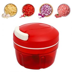 Coupe-Oignons Manuel, Hachoir Manuel Multiple avec 3 Lames en acier inoxydable et 1 diviseur de fil, coupe-légumes, légumes, oignons, hachoir à oignons, pour ail, oignon, viande, légumes (tongchengxianliuhuadishangmaoyouxiangongsi, neuf)
