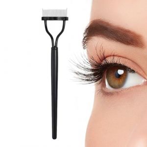 D&eacute;finisseur de cils, peigne &agrave; mascara &ndash; Outil s&eacute;parateur de cils, peigne &agrave; mascara, sculpteur de cils, pinceau de maquillage ergonomique pour voyage et usage quotidien (qihongHaostore, neuf)