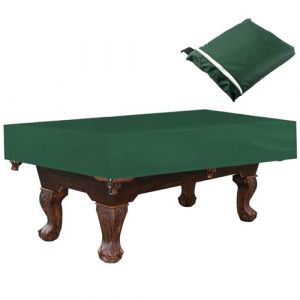 Highdi Housse de Protection pour Table de Billard avec Cordon de Serrage, Couverture de Table de Billard Imperm&eacute;able et Anti-poussi&egrave;re pour Housse de Billard Int&eacute;rieur & Ext&eacute;rieur (8FT,Vert) (Highdi, neuf)