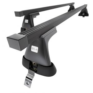 Mossa Barres de Toit en Acier adapt&eacute; pour Renault Sandero Hayon (2008-2013) - Porte-Bagages de Voiture Noir - Toit Normal (eMOSSA, neuf)