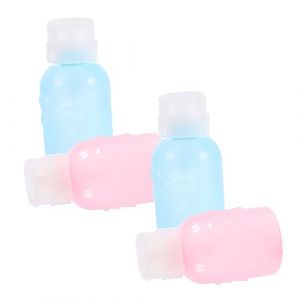 Healvian 4 Pièces Pompe Bouteille Vernis À Ongles Bouteille De Dissolvant Vernis À Ongles Pompe Démaquillant Voyage Pompe (Le Sengyu, neuf)