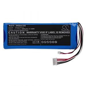 vhbw Batterie Compatible avec JBL Pulse 3 Enceinte, Haut-parleurs (5800mAh, 3,7V, Li-polymère) (ElectroPapa, neuf)