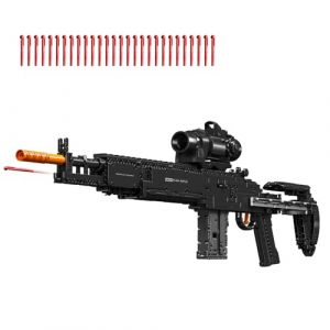 Sosuy MK14 Ensemble de Fusil Sniper Briques Arme Pistolet Mod&egrave;le R&eacute;aliste Tirant DIY &agrave; l'&Eacute;chelle 1:1 1606 Pi&egrave;ces pour Adultes et Adolescents 8+ Cadeau de Collection Militaire pour Gar&ccedil;ons et Hommes​ (Sosuy, neuf)