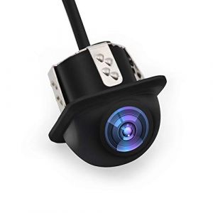 Caméra de recul, Objectif HD Grand Angle Vision Nocturne étanche Caméra de recul avec règle ABS Noir (Karsew, neuf)