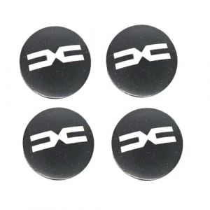 XVBFSC 4 Pi&egrave;ces Cache Moyeux pour Dacia Duster 2010-2021 2022 2023 2024 2025, Capuchon Enjoliveur Centre Roue Centre de Jante Capuchons Badge Logo Accessoires,C-60mm (ranwenmaoyiUKshop, neuf)