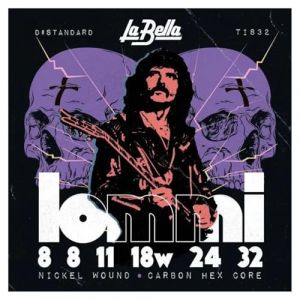 La Bella TI832 Tony Iommi Signature Set D# Tuning 8-32 (Boutikazik, neuf)