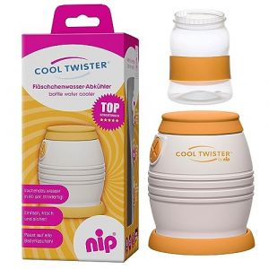 NIP Fläschchenwasser-Abkühler Cool Twister: Kühlt kochendes Wasser exakt auf 40, 50, 60 oder 70° ab, BPA-Frei, ab 0 Jahren (babywaren24, neuf)