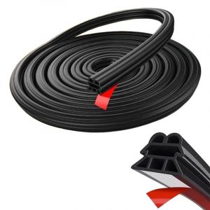 WENINETIES 10M Bande d'&eacute;tanch&eacute;it&eacute; de Porte de Voiture pour Jeep Wrangler JL JK 2008-2023, Joint en Caoutchouc Bande de Protection Adhesif, Noir (DATONGSHIYUNGANGQUHAIMINGSHANGMAODIANGERENDUZI, neuf)